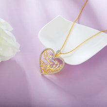 Load image into Gallery viewer, Custom HEART TREE NAME Necklace
