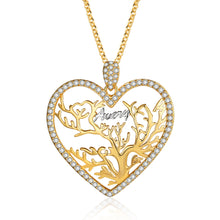 Load image into Gallery viewer, Custom HEART TREE NAME Necklace
