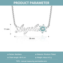 Load image into Gallery viewer, Custom CHRISTMAS NAME Necklace
