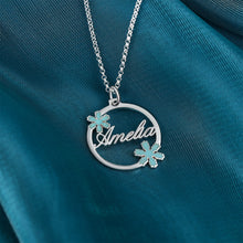 Load image into Gallery viewer, Custom CHRISTMAS SNOW FLOWER Necklace
