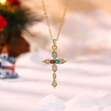 Load image into Gallery viewer, SNOWFLAKE Cross Necklace
