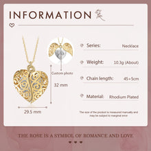 Load image into Gallery viewer, Custom RINASCIMENTO HEART PHOTO Necklace
