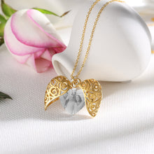 Load image into Gallery viewer, Custom RINASCIMENTO HEART PHOTO Necklace
