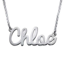 Load image into Gallery viewer, Custom 925 Sterling Silver NAME Necklace
