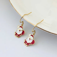 Load image into Gallery viewer, 925 Sterling Silver SANTA CLAUS Earring
